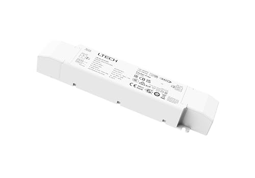 LIGHTEU®, DALI 36W 24V DC LED Driver intelligente Trasformatore dimmerabile a tensione costante Alimentatore Push Dim, LM-36-24-G1D2