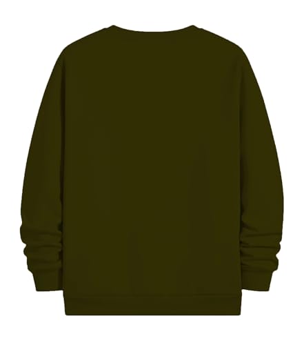 Image of THE BLAZZE Women's Fleece Stretchable Full Sleeves Sweatshirt Regular Fit Round Neck Casual Winterwear for Girls and Womens VBW5