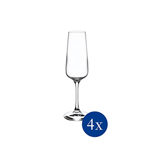 Image of Villeroy & Boch Ovid champagne glass 4-piece set