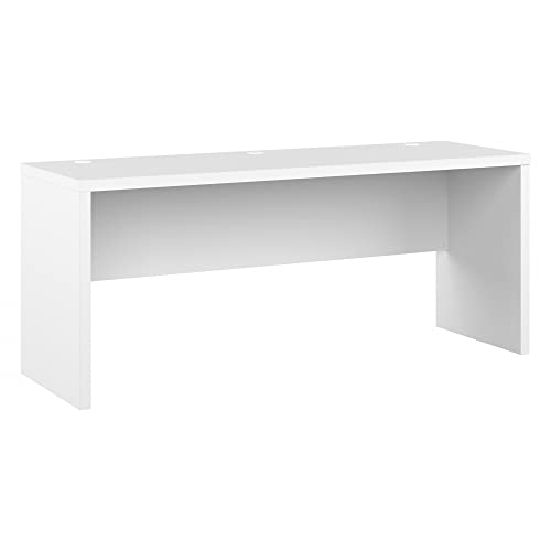 Bush Business Furniture Echo Computer Desk, Pure White #TOP21