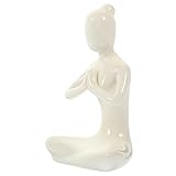Elegante yoga-figur – modernes, minimalistisches und neues design, repräsentiert ihr einzigartiges leben. toller artikel als heimdekoration, als arbeitsutensilien und als raumdekoration.
