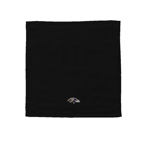 Northwest Baltimore Ravens NFL Team Logo Wash Cloth 4 Pack 12 x 12 Inches