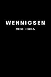 wennigsen  Wennigsen: Notizbuch  120 Seiten DIN A5 (6x9 Zoll)  Punktraster, Punktiert, Dotted Notizen, Termine, Ideen, Skizzen, Planer, Tagebuch, Organisation  Deine Stadt, Dorf, Region, Liebe und Heimat