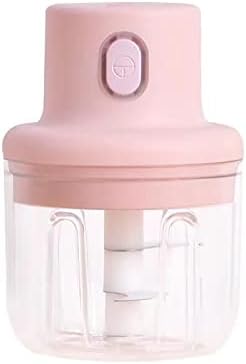 Rehomy 250ml Mini Electric Garlic Chopper Rechargeable Garlic Crusher Mincer for Vegetables Spices Baby Food