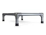 TrendPet HighBed hochwertiges erhöhtes Hundebett, Premium Hochbett, Hundeliege aus eloxiertem Aluminium (105x80cm)