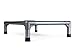 TrendPet HighBed hochwertiges erhöhtes Hundebett, Premium Hochbett, Hundeliege aus eloxiertem Aluminium (105x80cm)