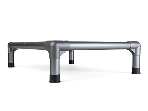 TrendPet HighBed hochwertiges erhöhtes Hundebett, Premium Hochbett, Hundeliege aus eloxiertem Aluminium (105x80cm)