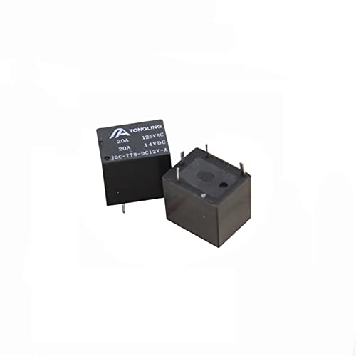 Relais électromagnétique JQC-T78-DC12V-A 24V micro relais 4 pins 20A normalement ouvert - 6
