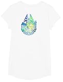 Star Wars Millennium Falcon Water Color Ink Splatter T-Shirt
