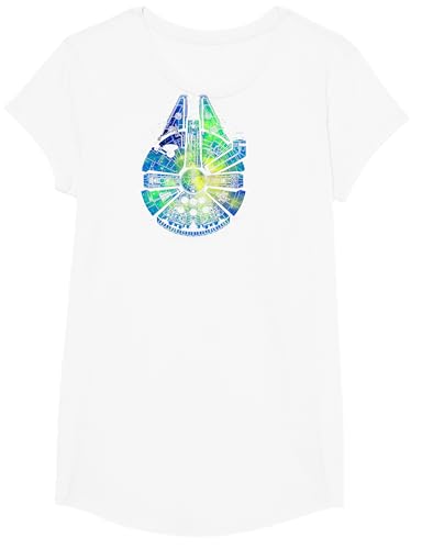 Star Wars Millennium Falcon Water Color Ink Splatter T-Shirt