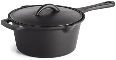 Napoleon Cast Iron Sauce Pan with Lid - Thumbnail 2