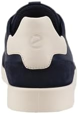 ECCO Men's Street LITE Court Sneaker, Night Sky Suede/Marine/Limestone, 12-12.5 | Image 2
