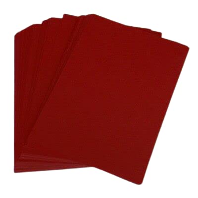 TRTO 20x A4 Wine Red Card Stock Paper Craft Place Card cardmaking Useful for Craft Occasions Christmas Card Blanks, Wedding invites โ image 1