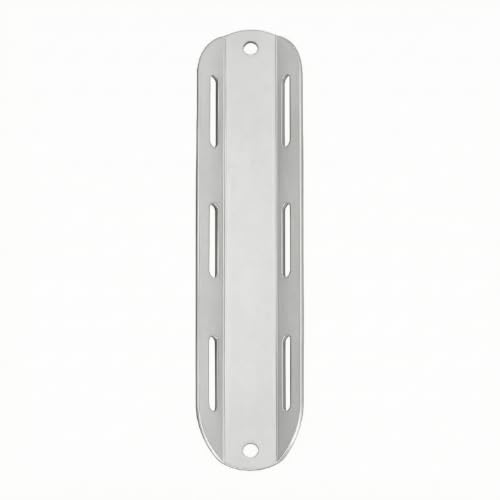 Placa posterior aluminio universal para estabilizar botellas de buceo técnico