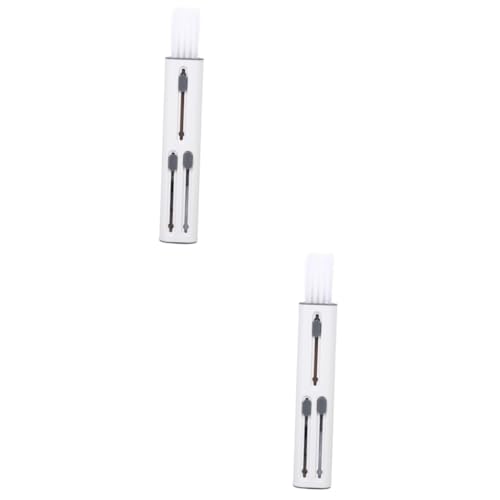 DOITOOL 2 Juegos Kit de Limpieza Multifuncional Auriculares y Teclados Cepillo y Extractor de Teclas con Esponja para Polvo Dispositivos Electrónicos Móviles y Ordenadores Diseño Duradero