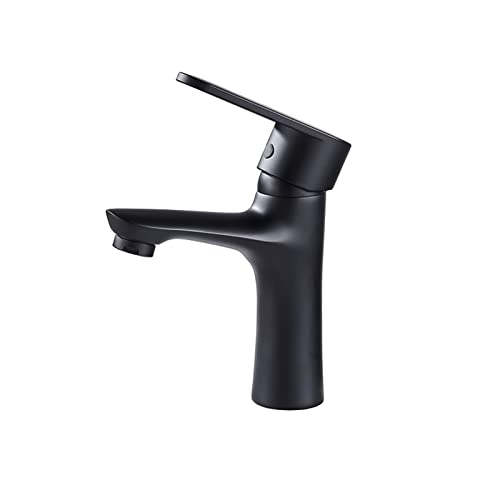 Robinet de toilettes en laiton massif noir au design minimaliste raffiné