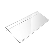 High Quality Material: The upgraded version tilted keyboard stand is made of clear acrylic which is durable and sturdy. Strong clear acrylic durable for continued use, the clear premium thick acrylic will keep keyboards stable and looking great anywh...
