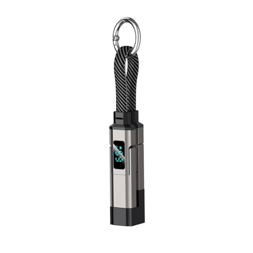 Image of WISTAR Portable Keychain Data Cable with Intelligent Digital Display Supporting Super Fast Charging Four-in-One