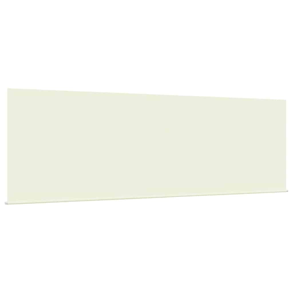Auvent Rétractable Crème en Polyester et Aluminium 400 x 300 cm Store Banne Motorisé avec Télécommande pour Terrasse Jardin Pergola Protection Ombre et Intimité