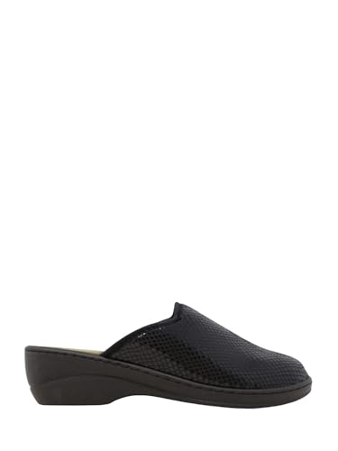 Chaussons noirs NE021 002 confortables pour hommes et femmes