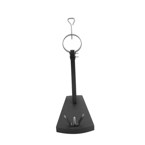 COLLBATH 1 Pieza Soporte de Madera Jamón Español Rack de Almacenamiento de Jamón Ecológico Barbacoa Casa Negro