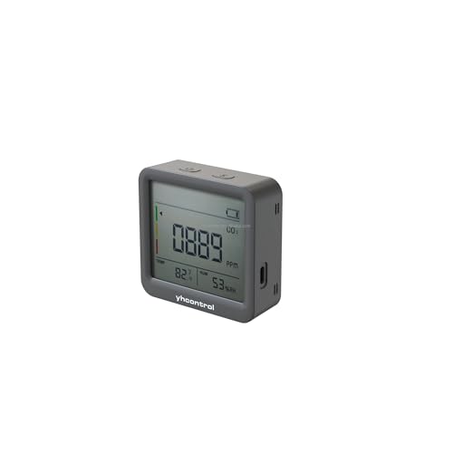 二酸化炭素濃度計 5000ppm LCDディスプレイ CO2メーター検出器 二酸化炭素濃度検出器 農業温室効果ガス検出屋内用 co2 測定器