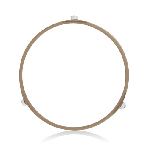 Apvok 8.7" Microwave Turntable Ring 17mm Wheel Glass Plate