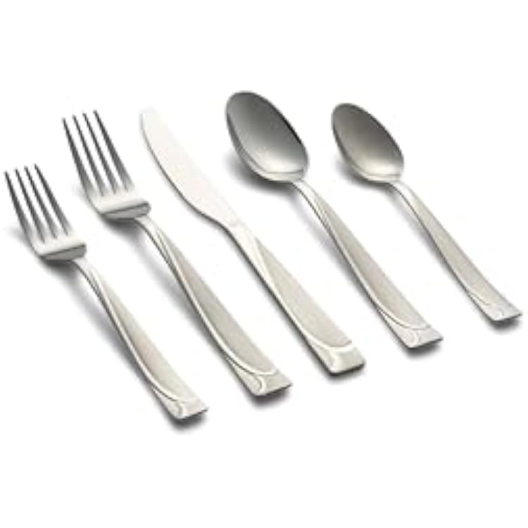 Cambridge 425540CJB2R Mena 40-Piece Flatware Set with Server