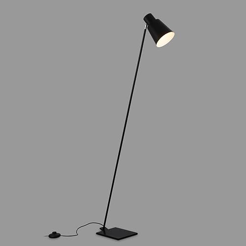 Briloner - Lampada Da Terra Come Decorazione Del Soggiorno E Lampada Da Lettura, Lampada Orientabile, Lampada Da Soggiorno, Interruttore A Pedale, Ill