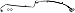 Dorman H621316 Front Passenger Side Brake Hydraulic Hose Compatible with Select Jeep Models