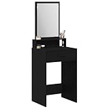 【Praticité dimensionnelle】 Avec un design intelligent, cette coiffeuse propose beaucoup de rangement sans encombrer l'espace. Ses tiroirs offrent une organisation parfaite pour vos affaires, facilitant l'accès à vos essentiels du quotidien, le tout en étant à la fois séduisant et pratique pour votre chambre.