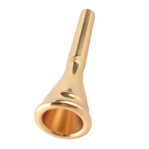 Alomejor Boquilla Cuerno francés,diseño Elegante y Duradera,Boquilla chapada en Oro,fácil instalación para Uso Diario y decoración Estilo francés Motera