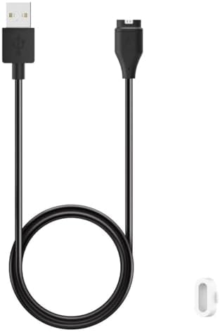 Charger for Garmin Instinct, Instinct 3 2 2S 2X, Replacement Charging Cable USB Cord with White Dust Plug for Garmin Smart Watch (1)
