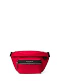 Michael Kors Brooklyn Travel Belt Bag, Light Gunmetal Hardware/Crimson