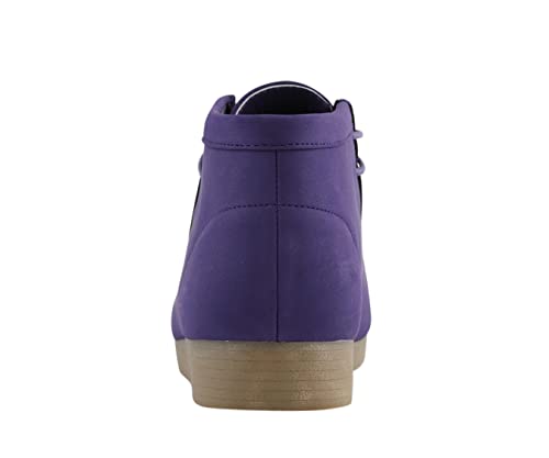 Image of Amali Casual Chukka Boots for Men, High-Top, Lace Up Suede Men's Shoes, Desert Boots with Crepe Rubber Sole