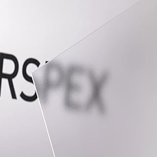 3mm Perspex Single Sided Frosted Gloss Acrylic Plastic Sheet 13 Sizes to Choose (420mm x 297mm / A3)