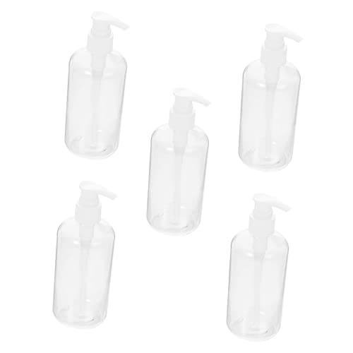 Angoily 5stücke Leere Lotion Pumpe Flaschen Presse Pumpe Dispenser Kunststoff Shampoo Flaschen Für Reisen Und Zuhause