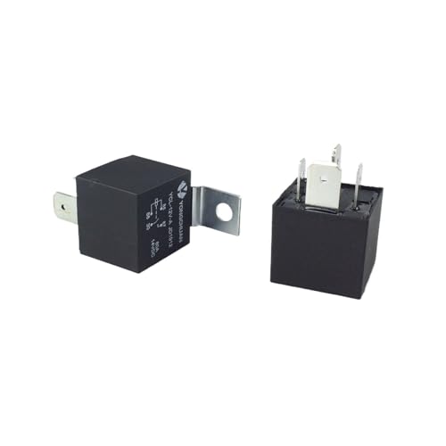 Relais 12V 80A 4 broches JD1912 avec connecteur robuste pour équipement auto