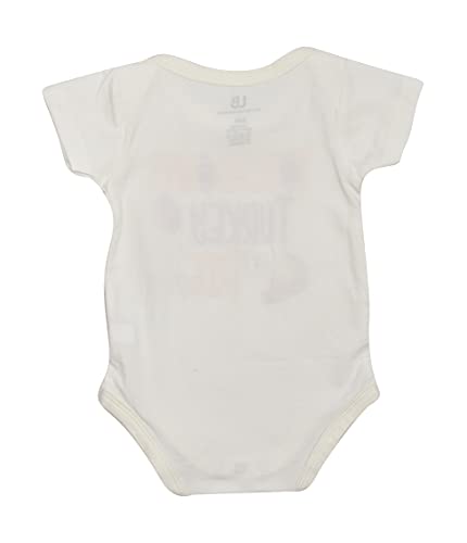 Image of Baby Boys Girls 2pc Outfit Set Short Sleeve Bodysuit with Pants