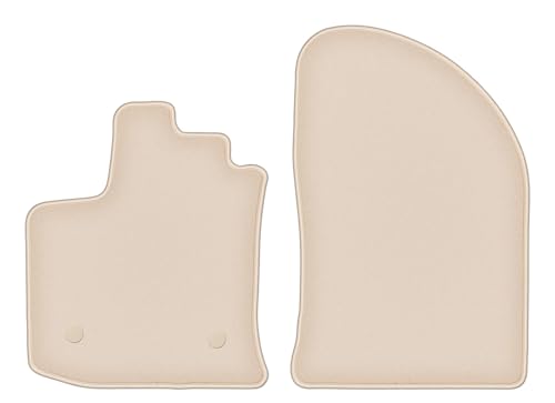 Tapis de voiture velours beige contre l'usure pour Dacia Lodgy