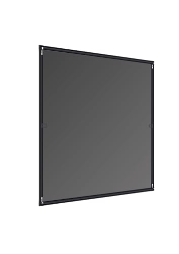Moustiquaire avec cadre en aluminium réduisant la lumière du soleil pour fenêtre anthracite