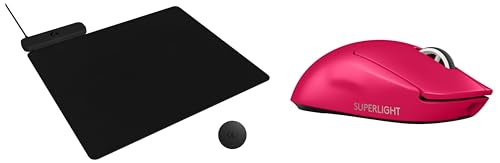 Image of Logitech G PRO X Superlight 2 Lightspeed Wireless Gaming Mouse POWERPLAY 2 Wireless Charging Mouse Pad