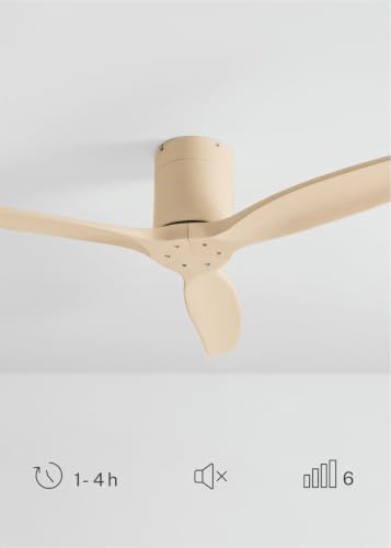 Ventilateur De Plafond Create WIND CALM – Moteur Silencieux 40 W, IP44 - vue 4
