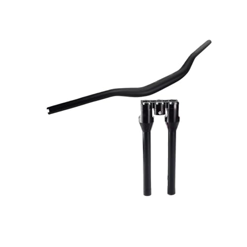 Rehausseur guidon arrière de moto noir modular T-Bar pour Street Bob et Bobber