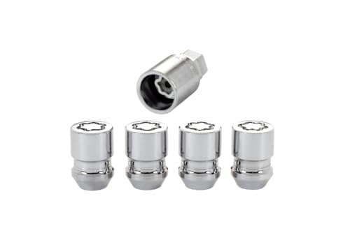 McGard 24154 Chrome Cone Seat Wheel Locks, M12 x 1.25 Thread Size, Set of 4 by McGard - Used condition - CA$29.85