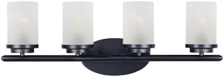 Maxim Corona-4 Light Bath Vanity in Contemporary style-26.25 Inches Wide by 9 inches high