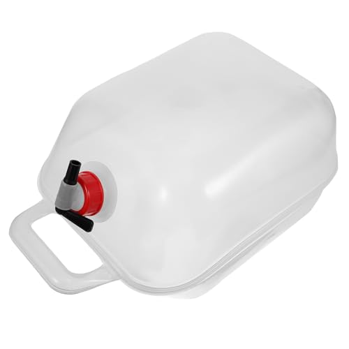 ARTSEWPLY 1pc Portable Water Tank Collapsible Camping Water Jug with Leak Spigot Food Grade Pe Material Multi Use as Fruit Bowl Bucket for Outdoor Activities Random Color