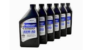 Aceite para motor Mercury Racing 4-Stroke SAE 25W-50 6 Quarts
