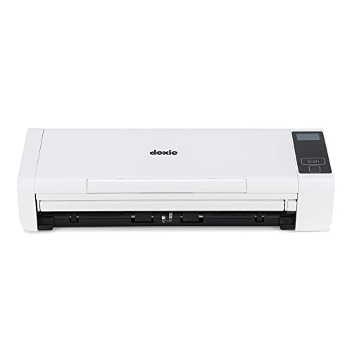 Doxie Pro DX400 – Wired Document Scanner and Receipt Scanner for Home and Office. The Best Desktop Scanner, Small Scanner, Compact Scanner, Duplex Scanner (Two Sided Scanner), for Windows and Mac
