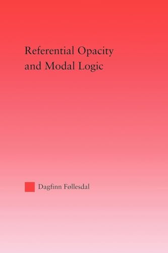 Referential Opacity and Modal Logic (Studies in Philosophy) view 2